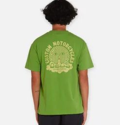 DEUS Uv Tee Camp Green< T-shirts