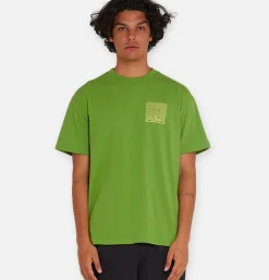 DEUS Uv Tee Camp Green< T-shirts