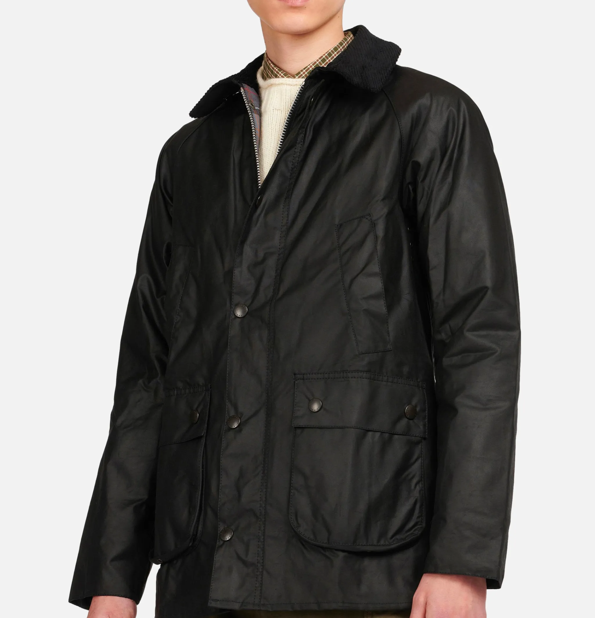 BARBOUR Veste Bedale SL Wax Black< Blousons & Manteaux