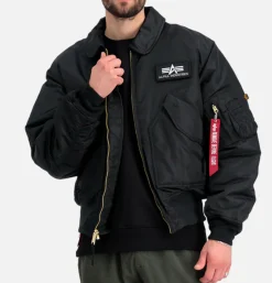 ALPHA INDUSTRIES Veste Cwu 45 Noire< Vestes