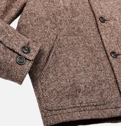 FILSON Veste Decatur Island en laine Marron< Vestes|Blousons & Manteaux