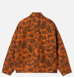 CARHARTT WIP Veste Detroit Camo Duck Tumeric< Vestes