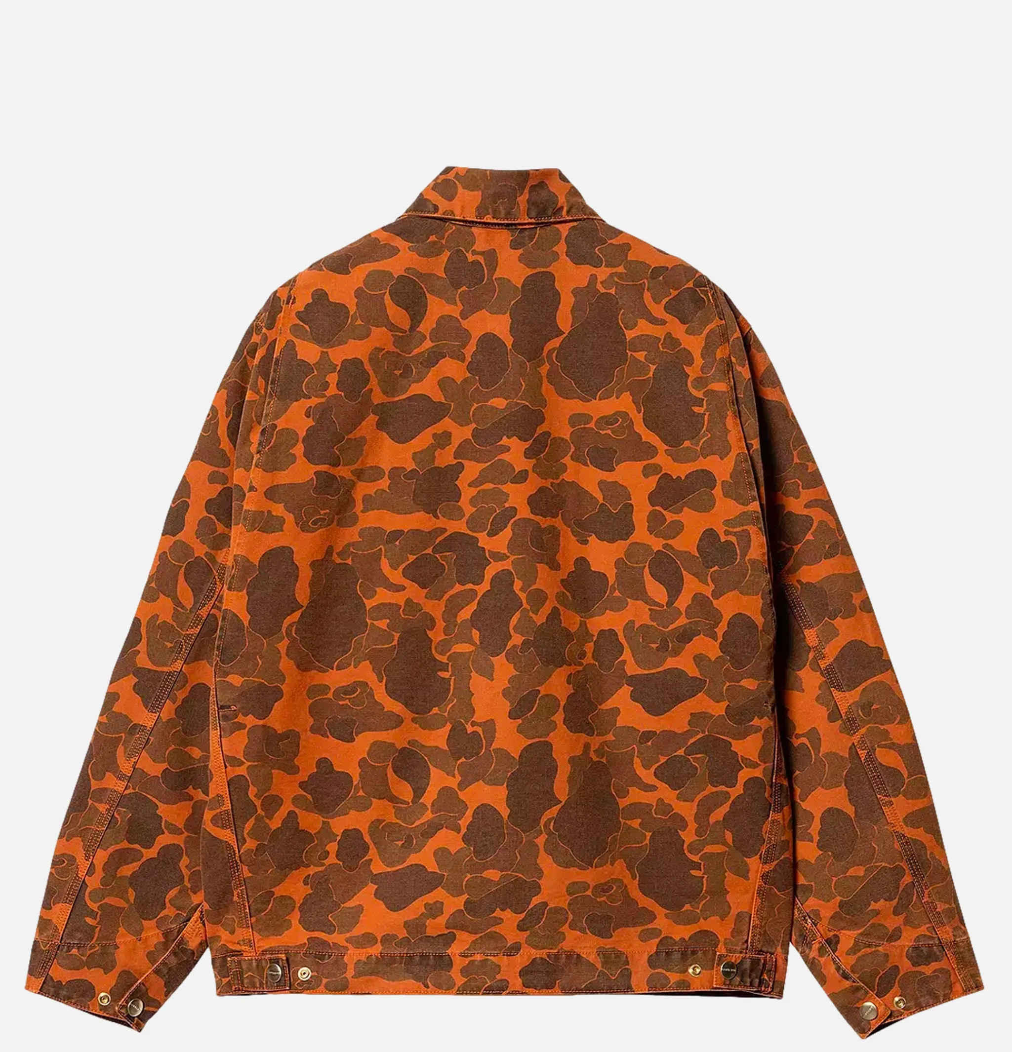 CARHARTT WIP Veste Detroit Camo Duck Tumeric< Vestes