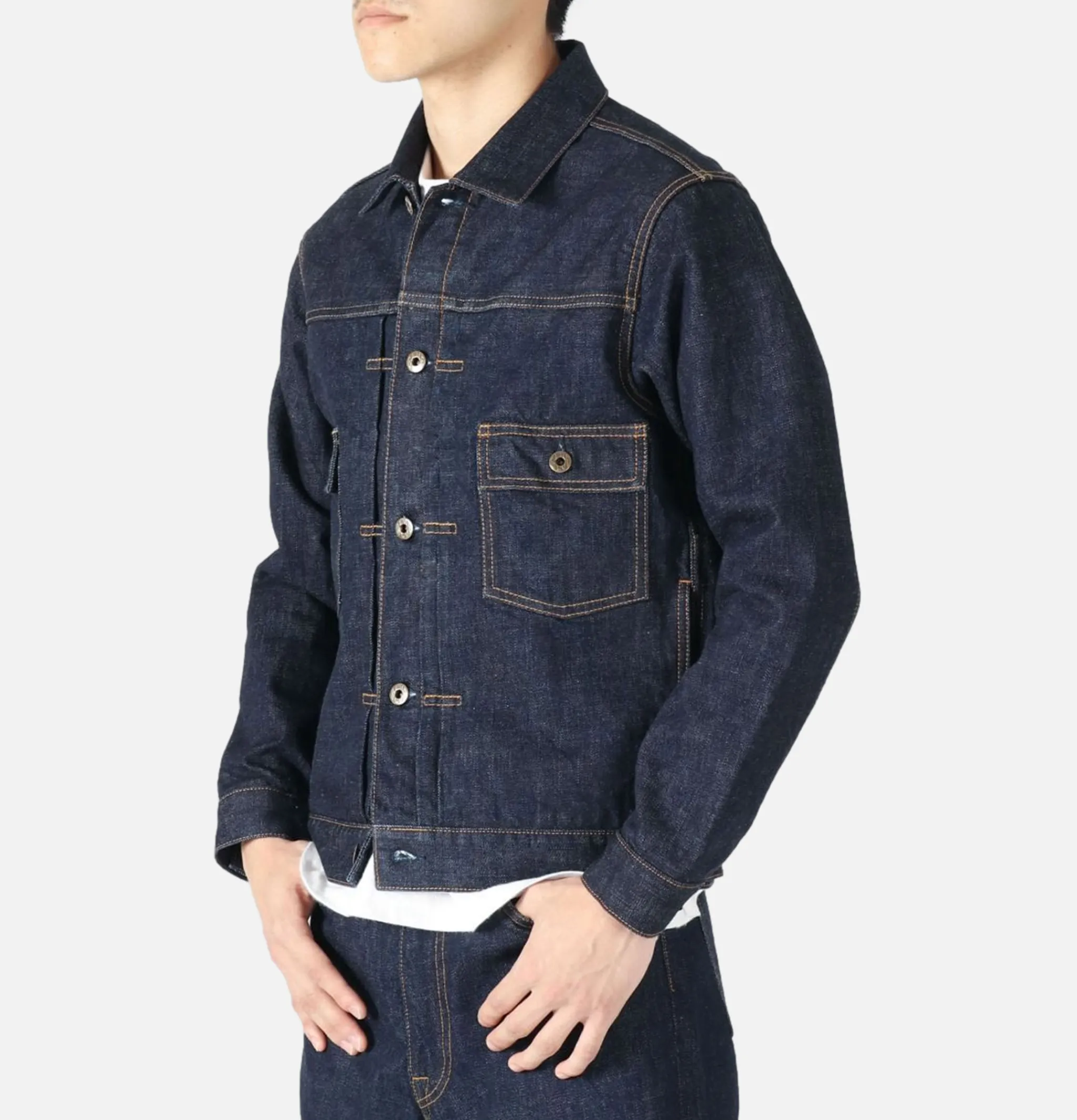 JAPAN BLUE JEANS Veste en Jean Type2 14.8oz Blue< Vestes