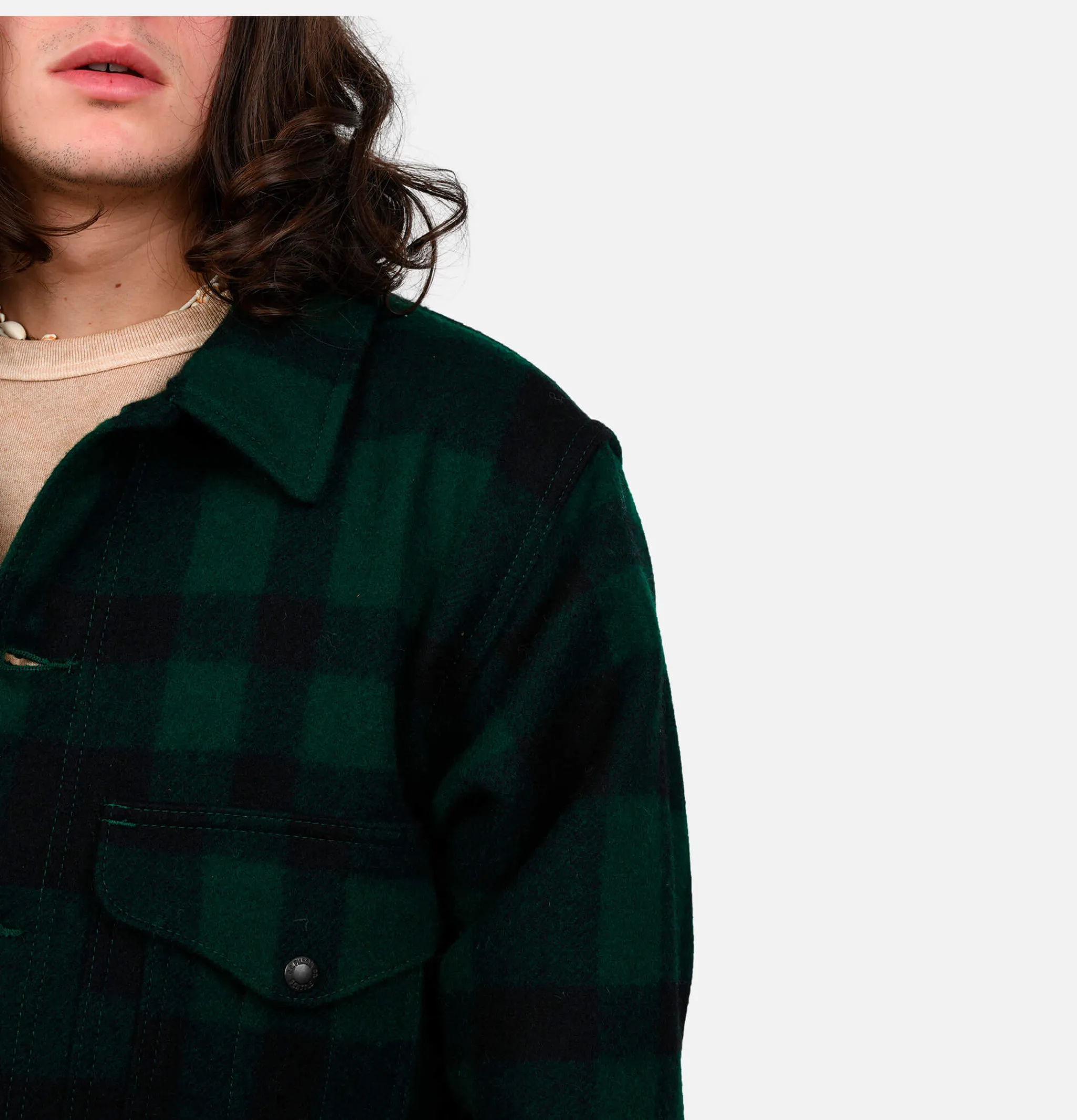 FILSON Veste Mackinaw Cruiser Green< Blousons & Manteaux