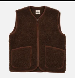 COLDBREAKER Veste Pepitco Dark Brown< Sweats & Polaires