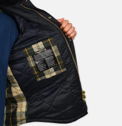 BARBOUR Veste Reelin Wax Navy< Blousons & Manteaux