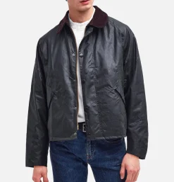 BARBOUR Veste Transport Wax Sage< Blousons & Manteaux