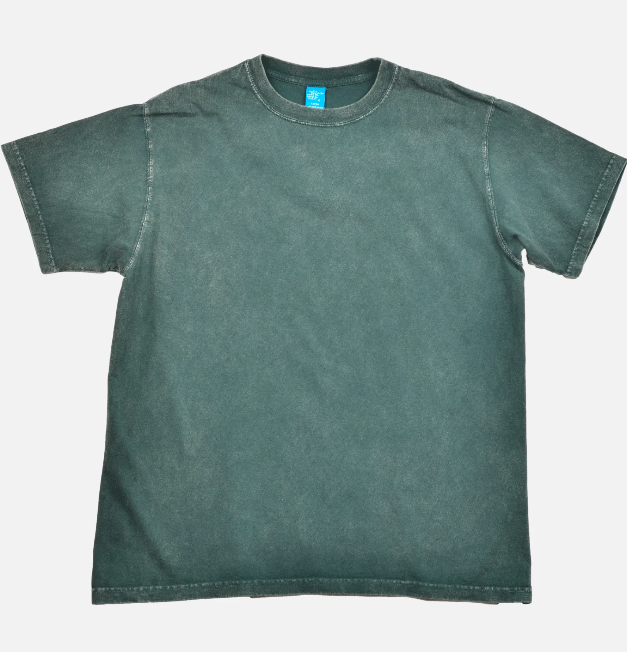 GOOD ON Vintage Dye Crew Tee Dark Green< T-shirts