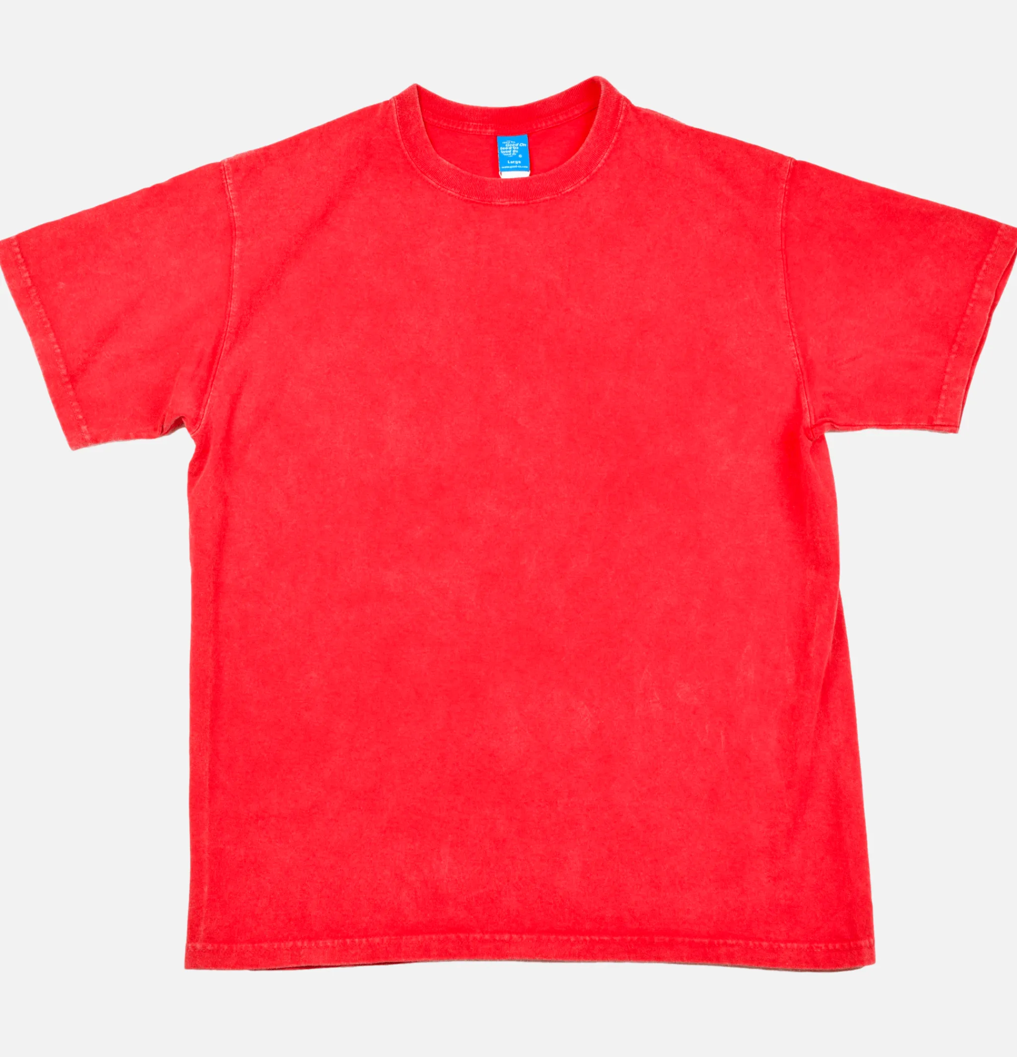 GOOD ON Vintage Dye Crew Tee Red< T-shirts