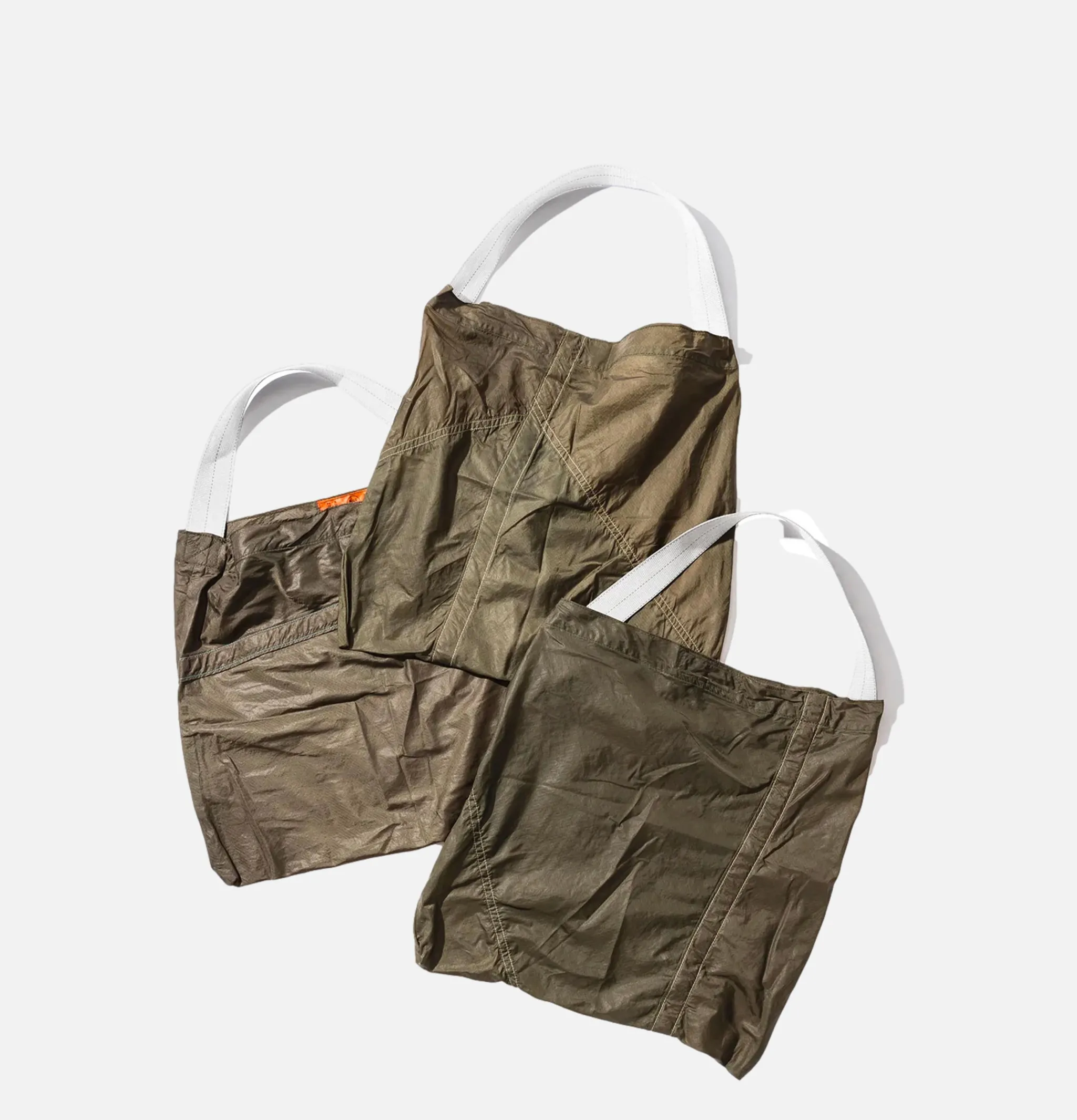 PUEBCO Vintage Parachute Light Bag Olive< Tote-bags
