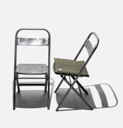 PUEBCO Vintage Tent Seat Cushion Vert< Maison