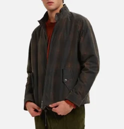 BARACUTA Wax Pattern G4 Brown Check< Vestes