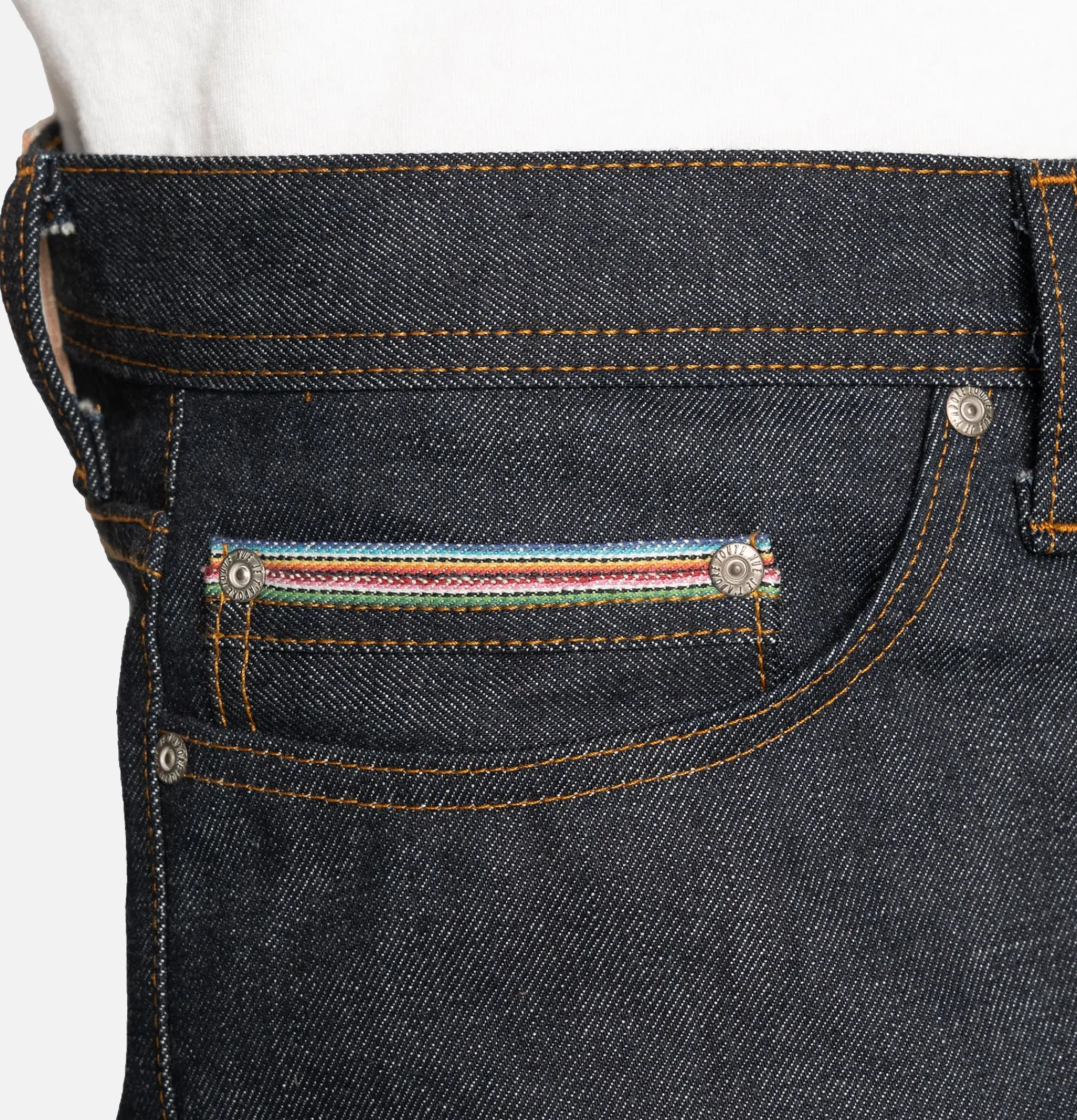 NAKED & FAMOUS Weird Guy Dia De Los Muertos< Jeans
