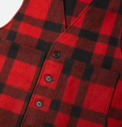 FILSON Wool Mackinaw Vest< Vestes|Blousons & Manteaux