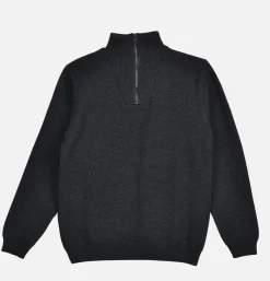 NITTO KNITWEAR Youri Camionneur Anthracite< Pulls & Cardigans