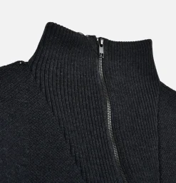 NITTO KNITWEAR Youri Camionneur Anthracite< Pulls & Cardigans