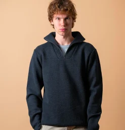 NITTO KNITWEAR Youri Camionneur Anthracite< Pulls & Cardigans
