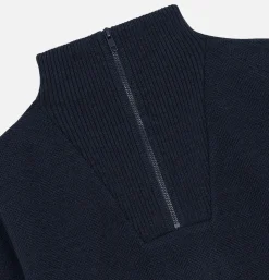 NITTO KNITWEAR Youri Camionneur Navy< Pulls & Cardigans