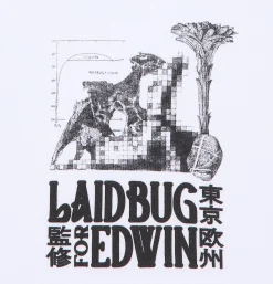 EDWIN Yusuke Isao Tee Blanc< T-shirts