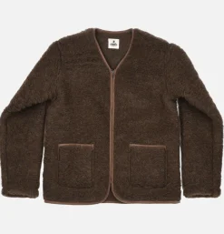 COLDBREAKER Zip Up Vee Dark Brown< Sweats & Polaires